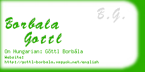 borbala gottl business card